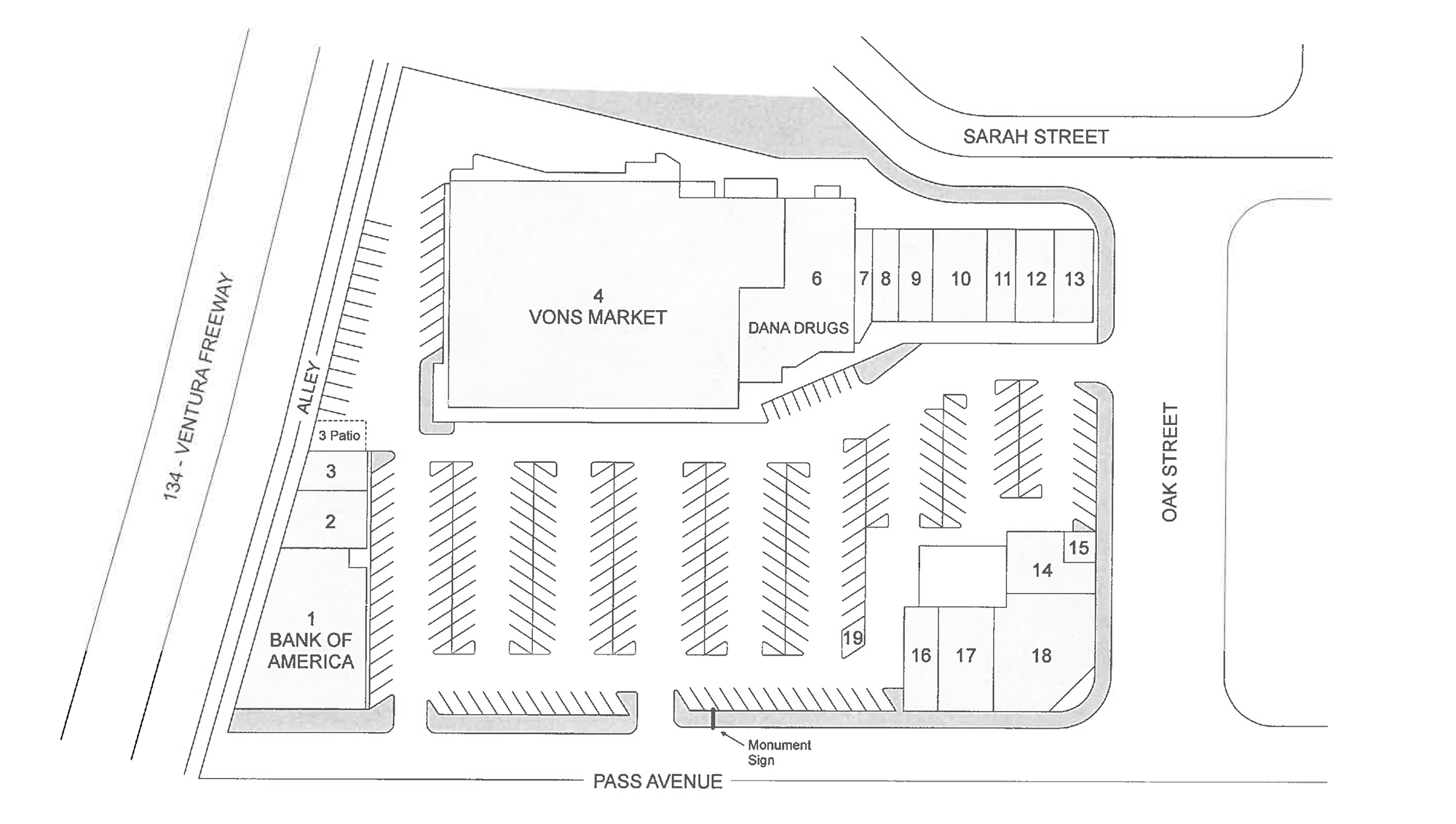 Siteplan of Lakeside Center